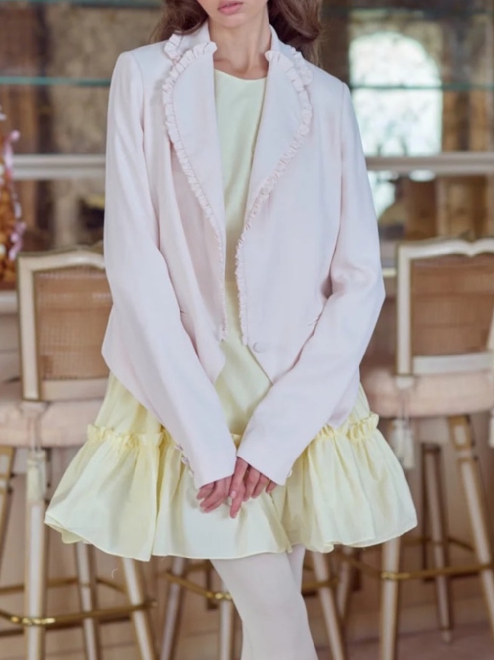 Selkie Love Note Blazer in Strawberry Milk Sz M - Picture 2 of 7